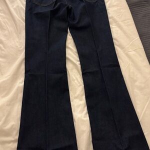 Madewell Dark Indigo Flare Jeans
